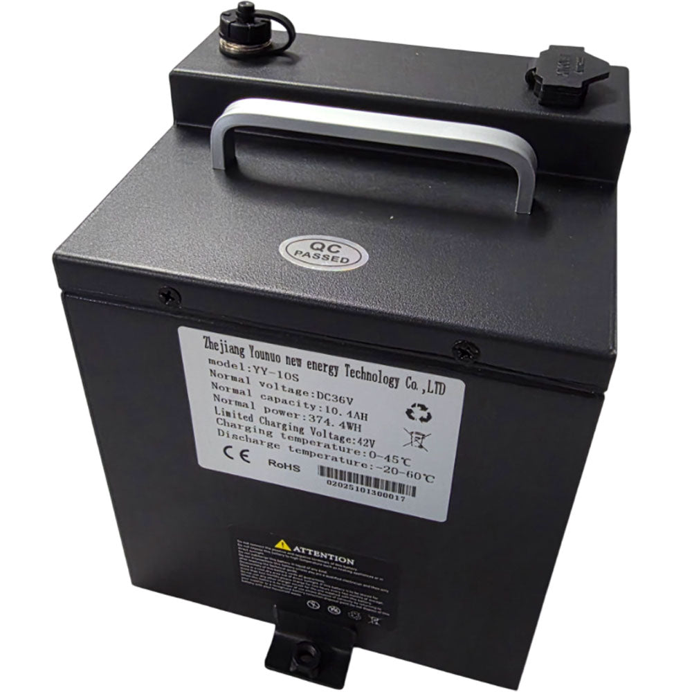 MotoTec Replacement 36V 10Ah LITHIUM BATTERY PACK V2 for 1200W Pro Dirt Bikes