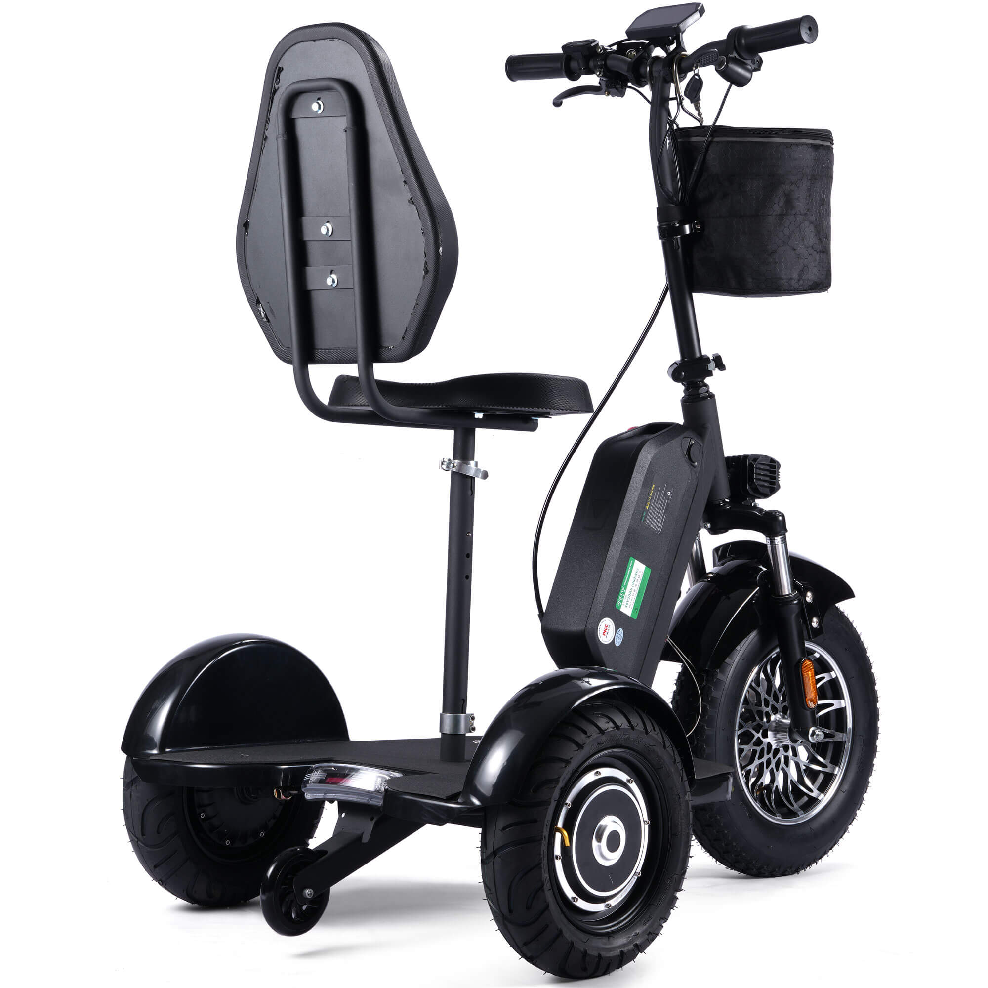 MotoTec 900W 48V Lithium Folding Personal Transporter Electric Trike