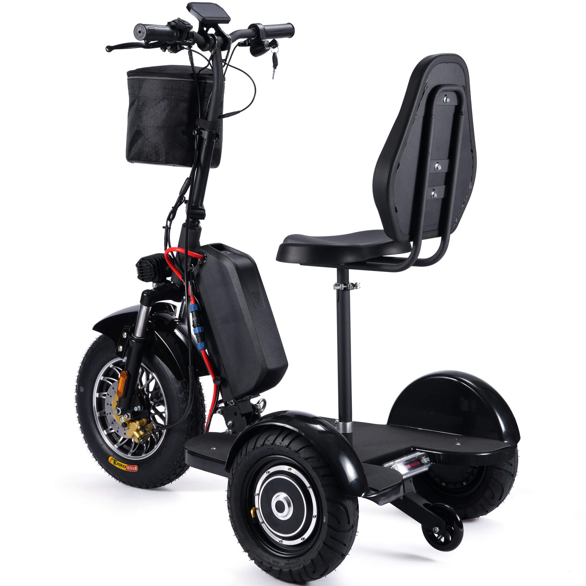 MotoTec 900W 48V Lithium Folding Personal Transporter Electric Trike