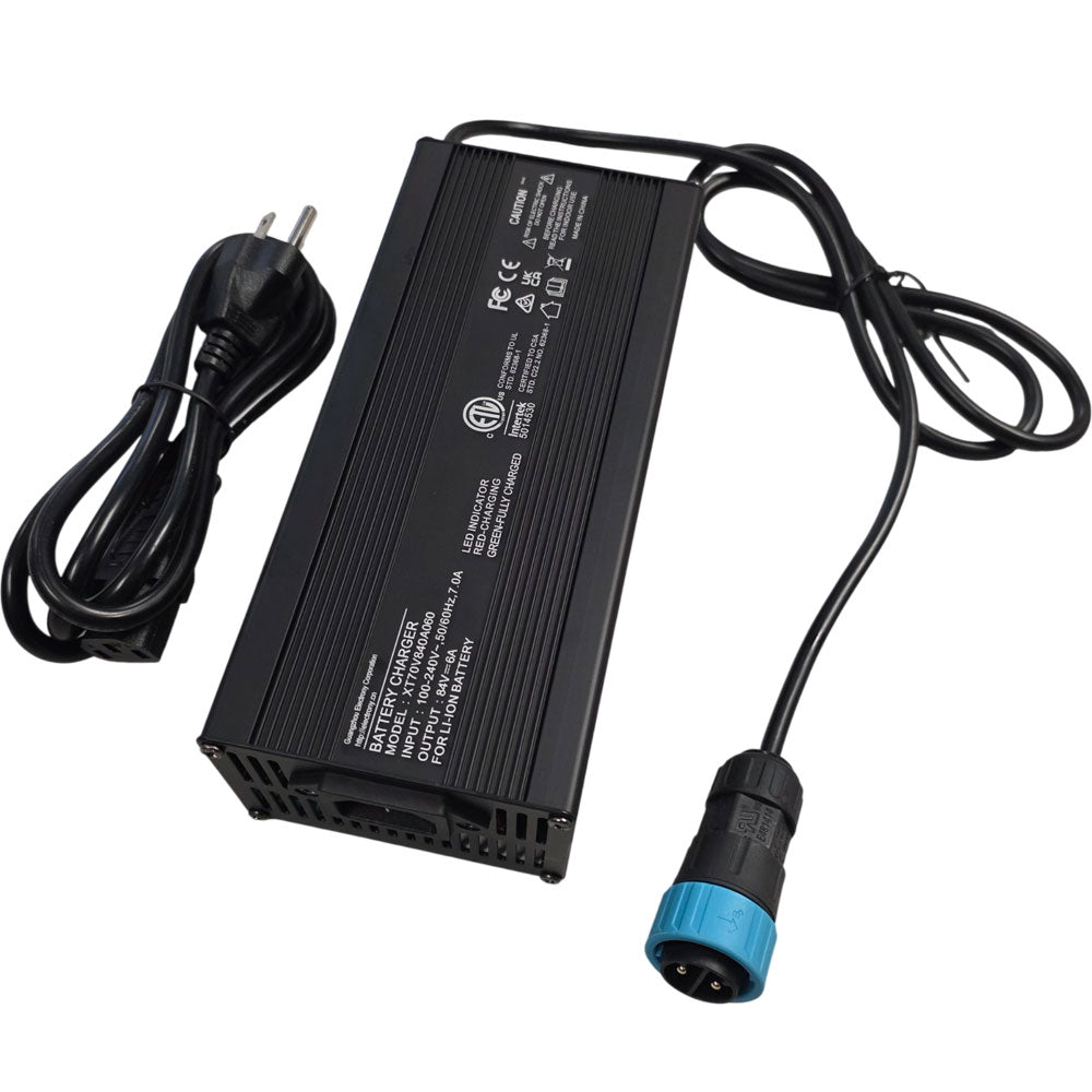 MotoTec Replacement BATTERY CHARGER for 8000W 72V Pro Dirt Bikes