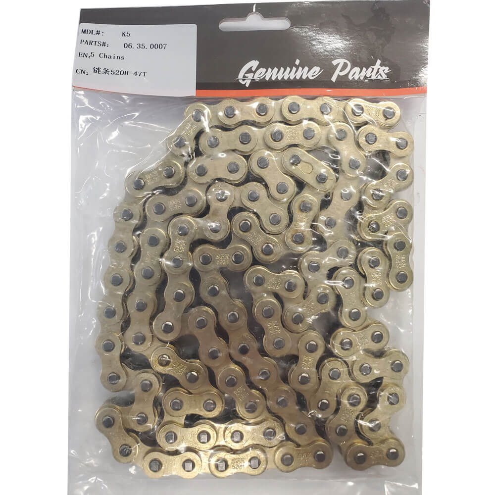 MotoTec Replacement CHAIN 520H 47T for X4, X5 Gas Dirt Bikes