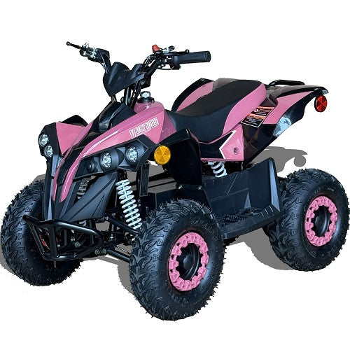 MotoTec E-BULLY 1000W 36V Kids Suspension Electric Quad All-Terrain Vehicle ATV