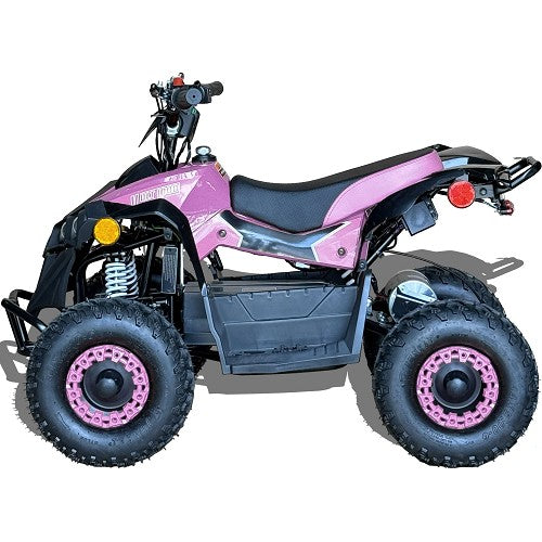 MotoTec E-BULLY 1000W 36V Kids Suspension Electric Quad All-Terrain Vehicle ATV