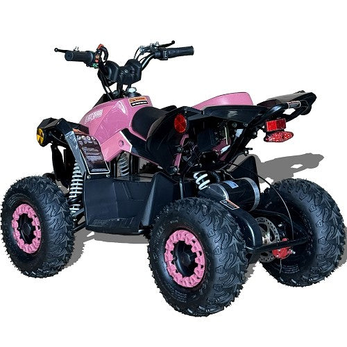 MotoTec E-BULLY 1000W 36V Kids Suspension Electric Quad All-Terrain Vehicle ATV