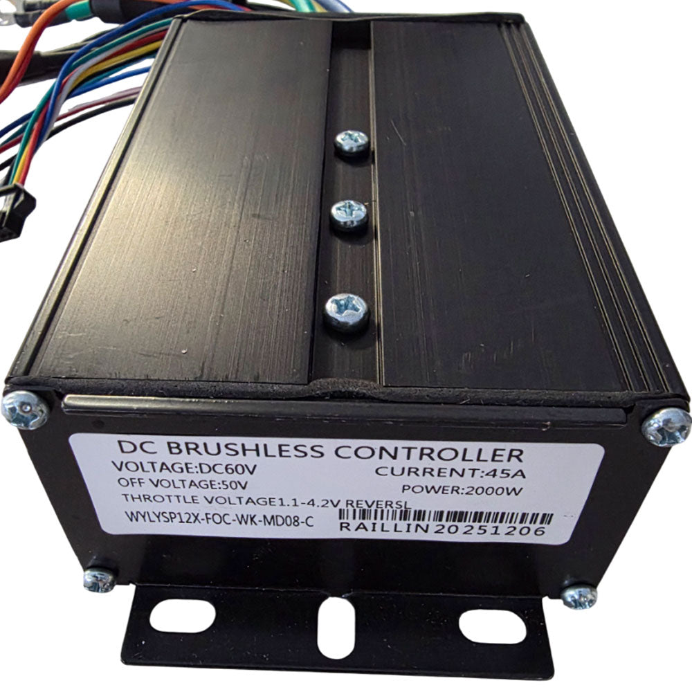 MotoTec Replacement ELECTRONIC CONTROLLER V2 for 60V 2000W Pro Dirt Bike