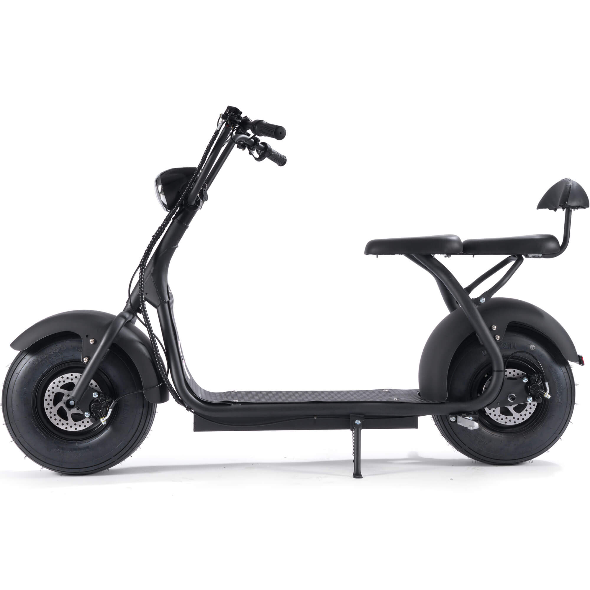 MotoTec 2000W 60V 18Ah FAT TIRE Seated Lithium Electric Scooter