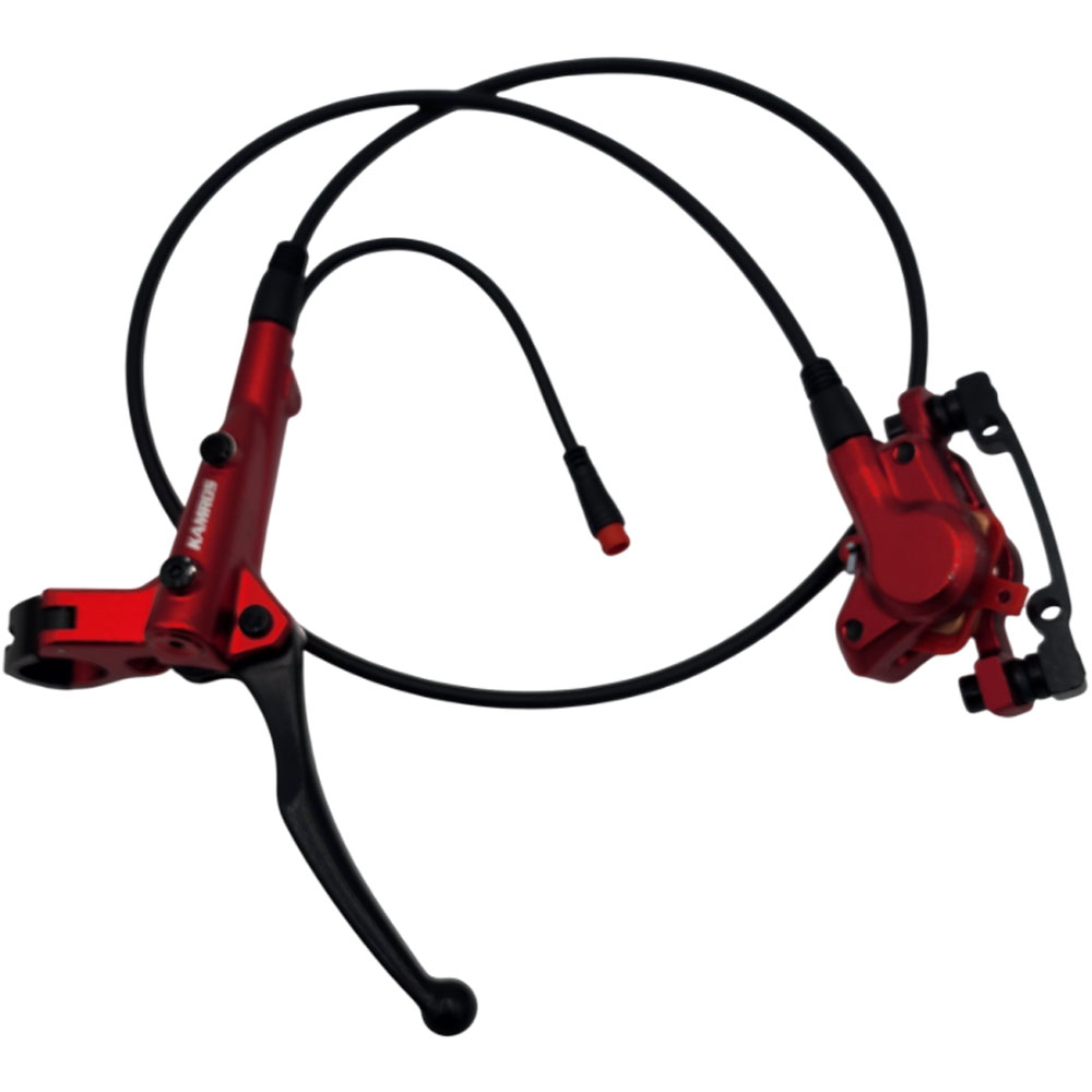 MotoTec Replacement FRONT HYDRAULIC BRAKE ASSEMBLY 34in for 1800W/2000W PRO Dirt Bikes