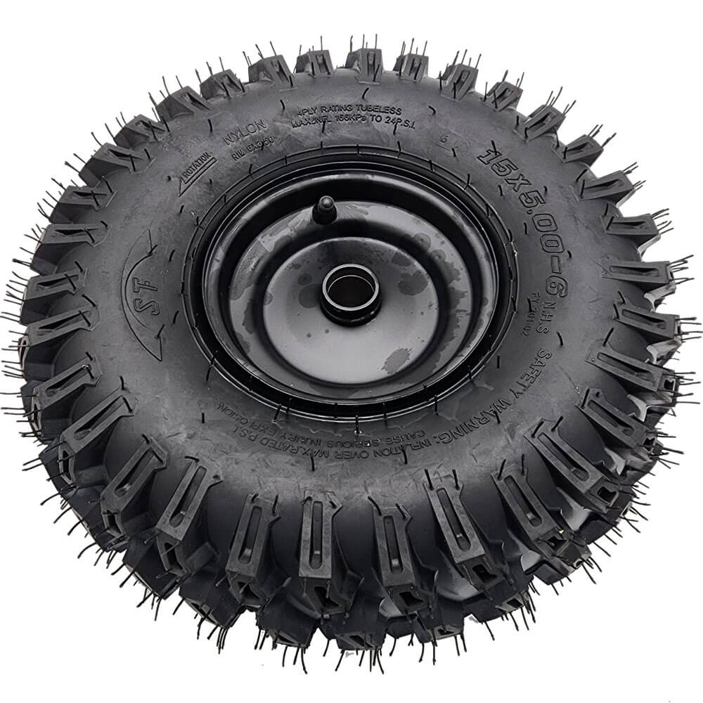 MotoTec Replacement FULL RIGHT FRONT WHEEL (15x5.00-6) for Raider Electric UTV