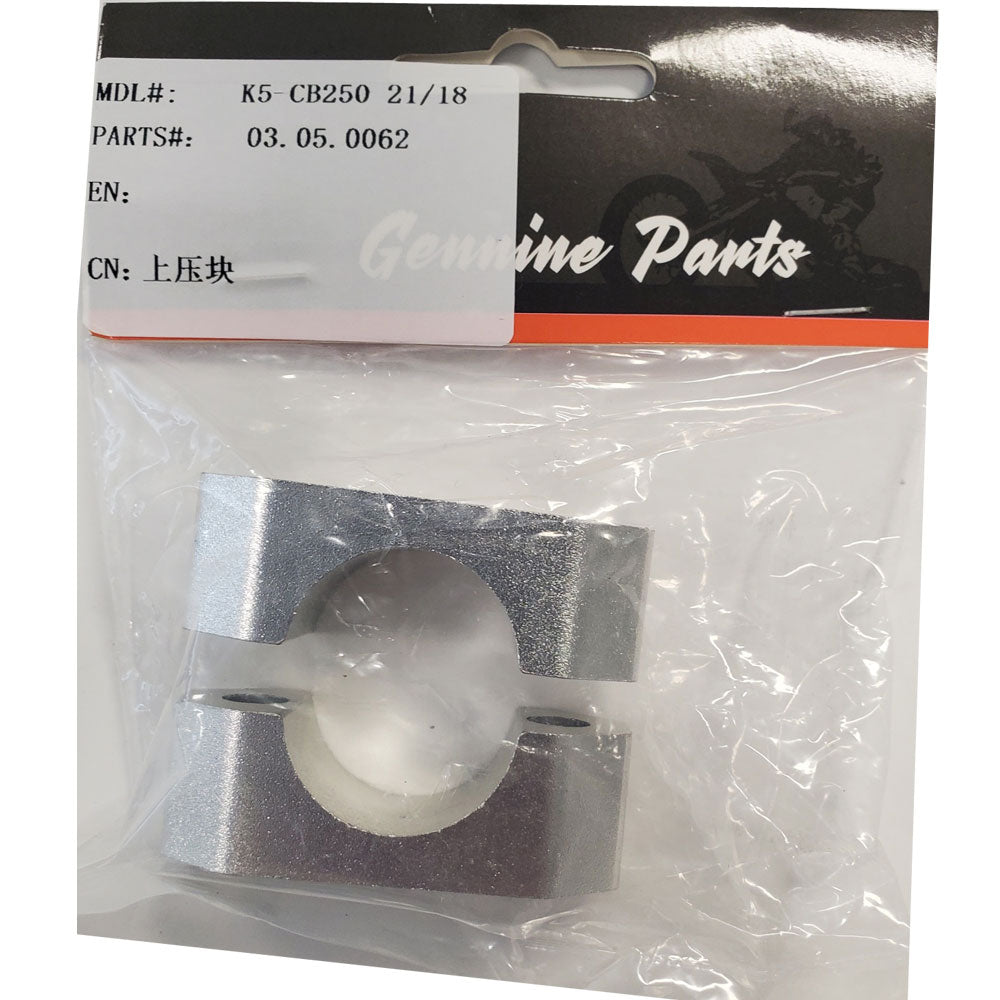 MotoTec Replacement HANDLEBAR CLAMP UPPER SET for for X4, X5 Gas Dirt Bikes