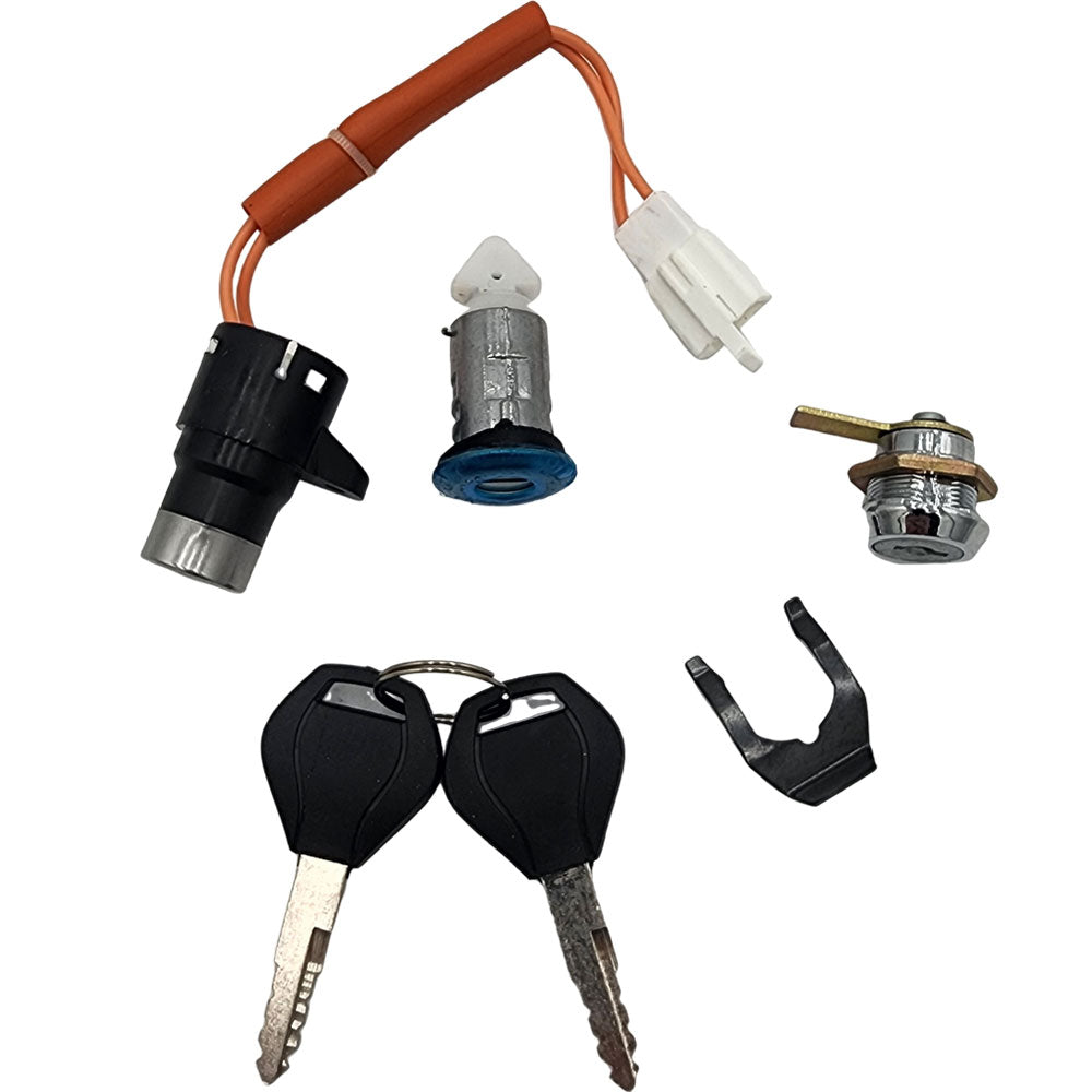 MotoTec Replacement IGNITION/CARGO KEY SET for 1500W 60V Mini Bike