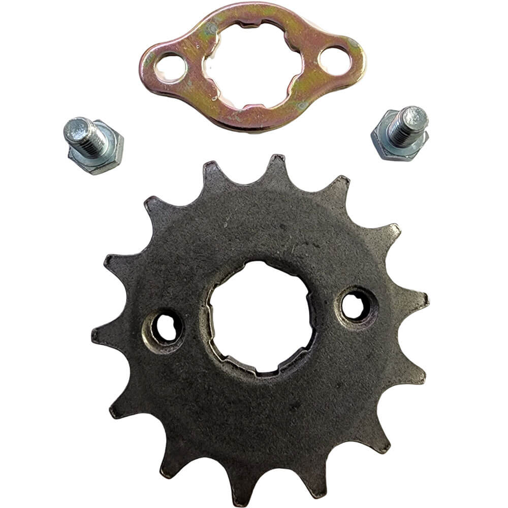 MotoTec Replacement MOTOR SPROCKET 14T for 5000W 72V Pro Dirt Bike
