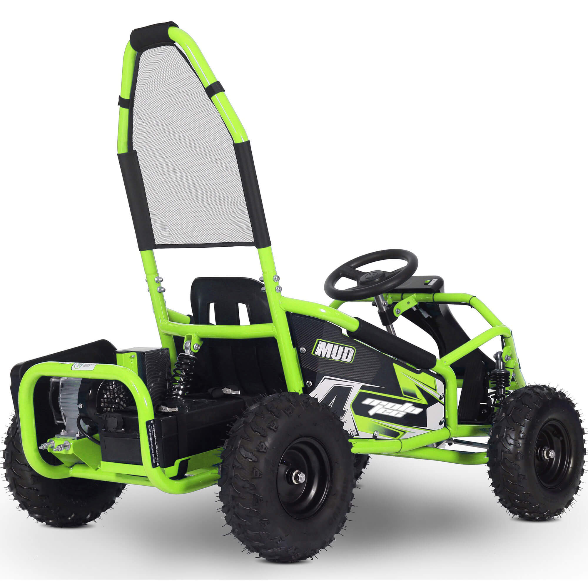 MotoTec Mud 1000W 48V ELECTRIC Full Suspension Kids' Go-Kart