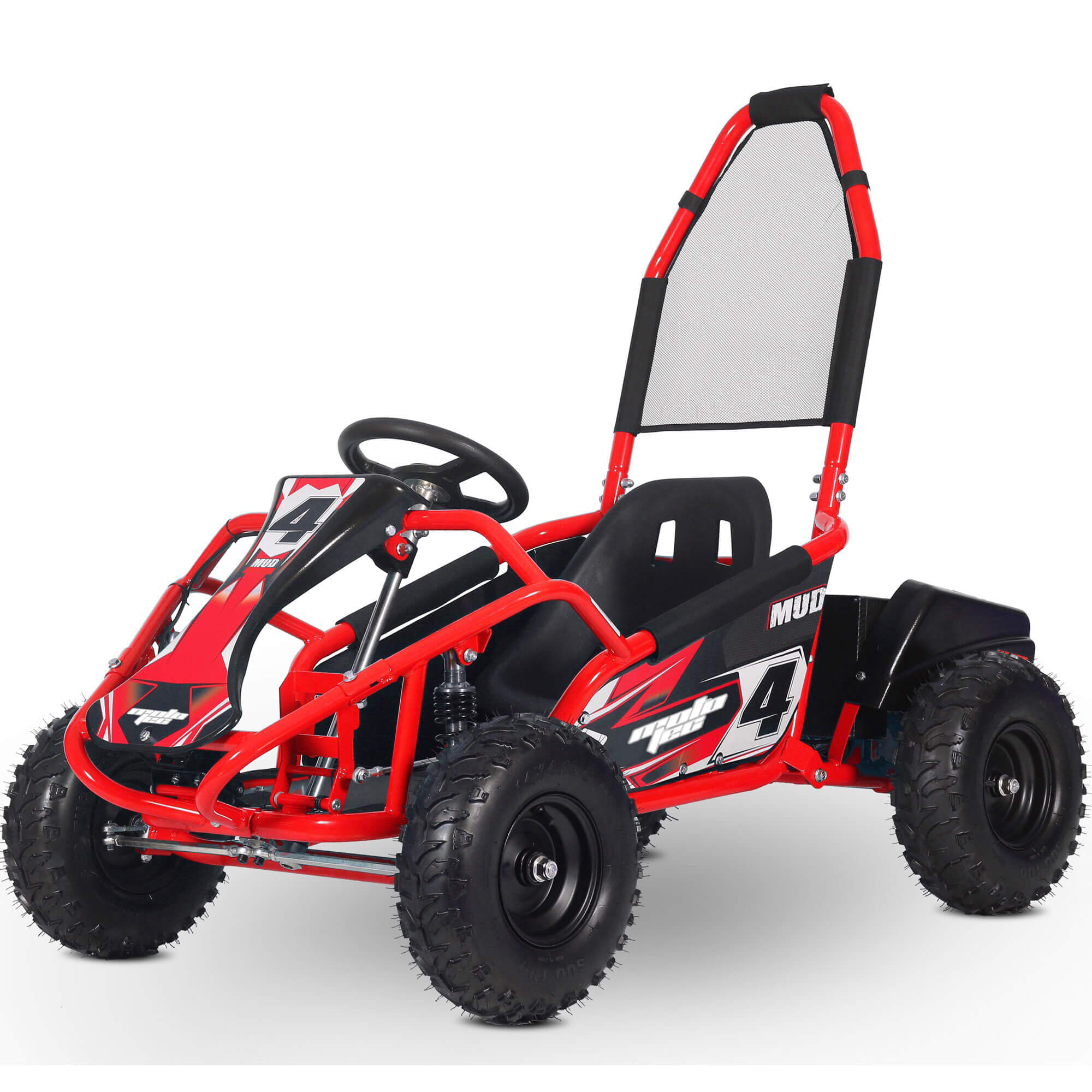 MotoTec Mud 1000W 48V ELECTRIC Full Suspension Kids' Go-Kart
