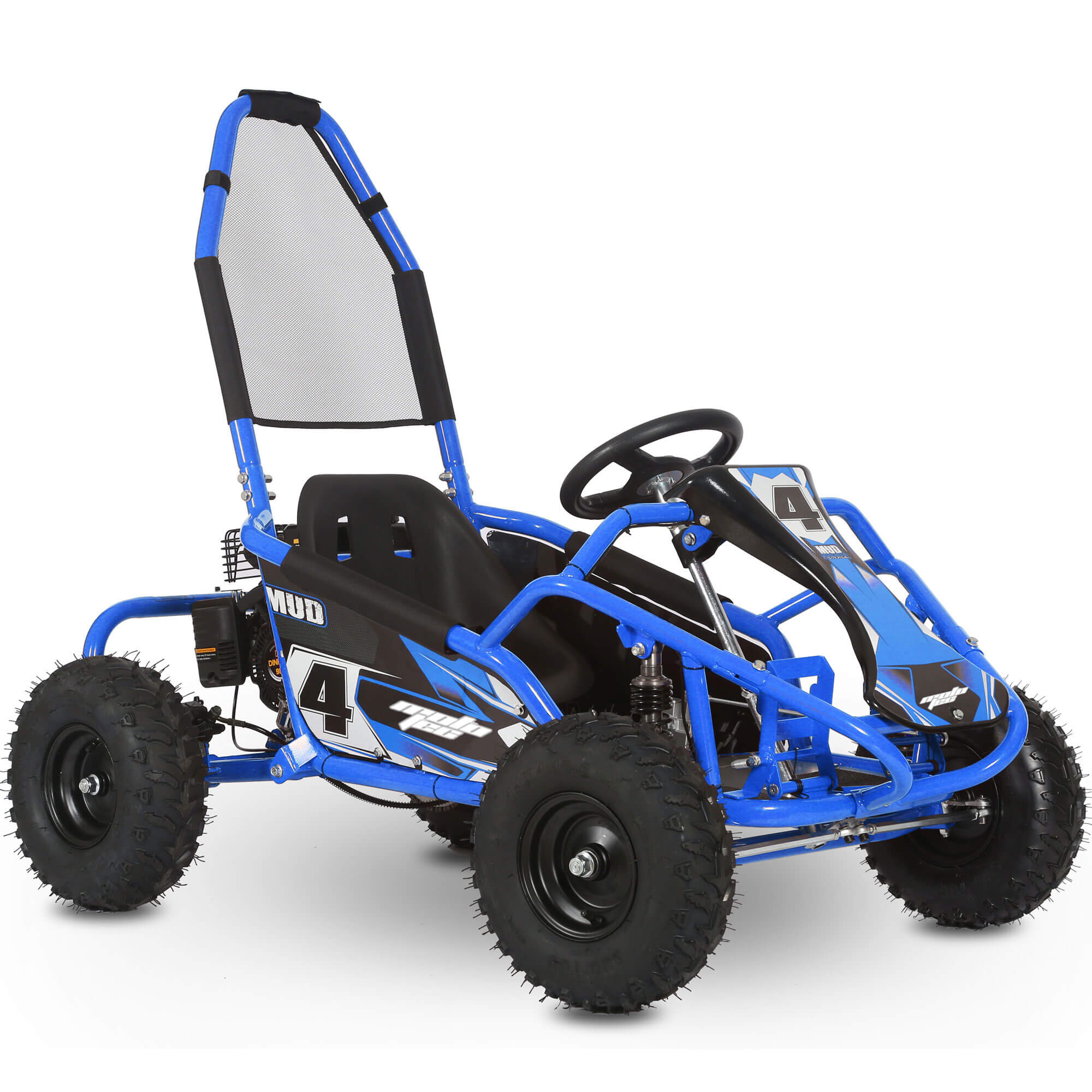 MotoTec Mud 98cc GAS Full Suspension Kids' Go-Kart