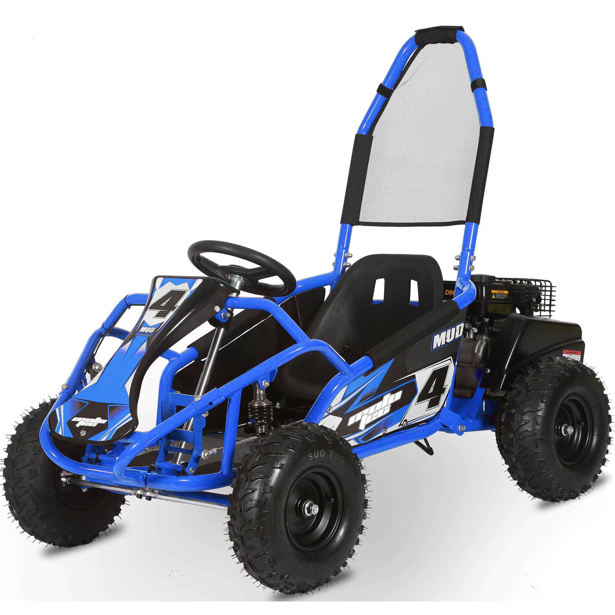 MotoTec Mud 98cc GAS Full Suspension Kids' Go-Kart