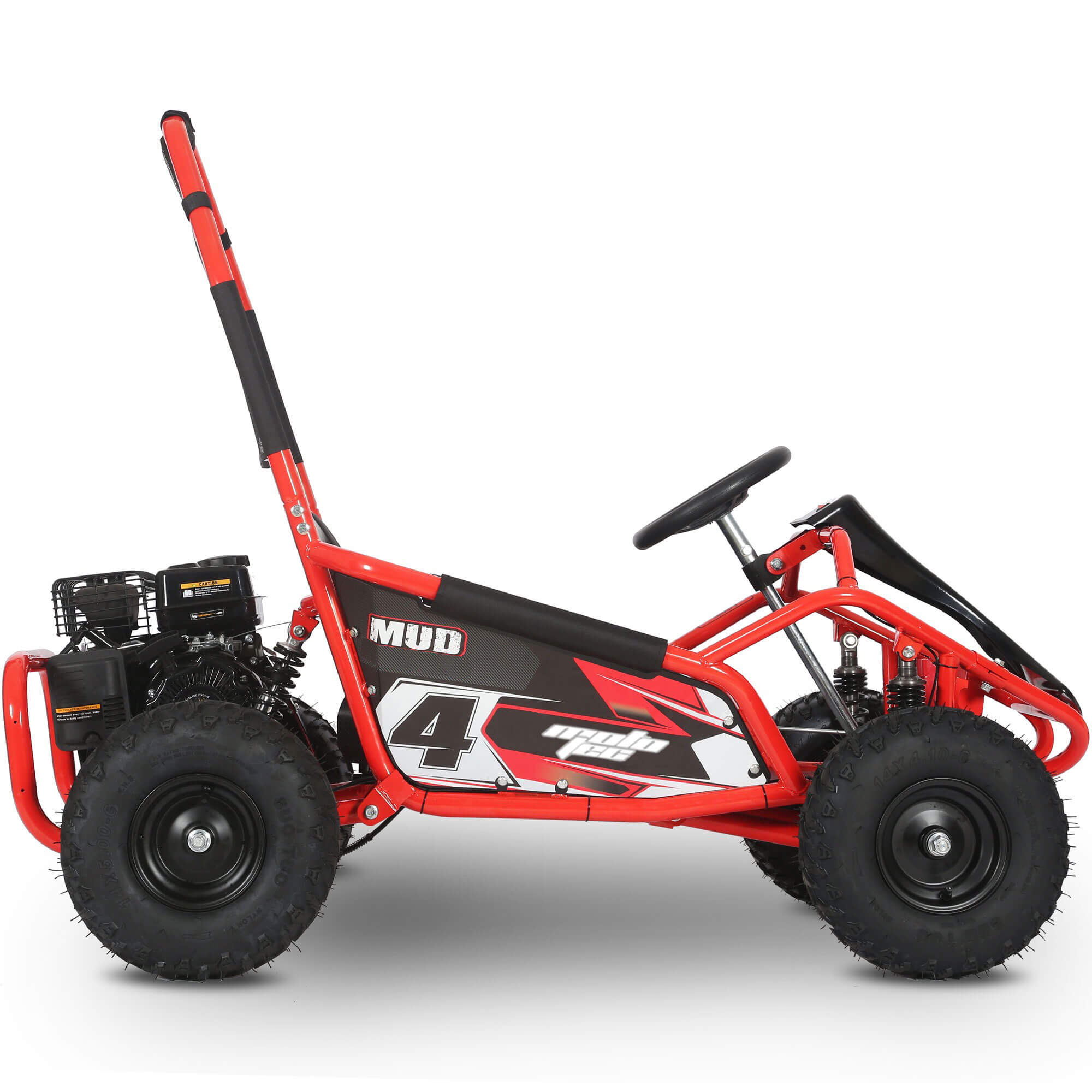 MotoTec Mud 98cc GAS Full Suspension Kids' Go-Kart