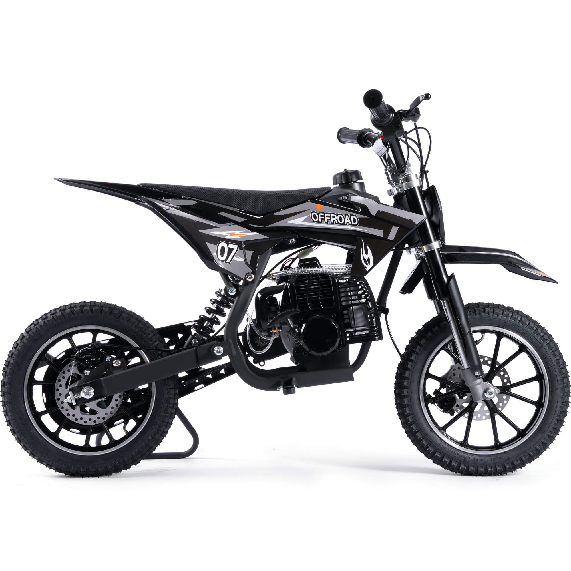 MotoTec PIONEER 49cc 2-Stroke Suspension Kids' Gas Dirt Bike