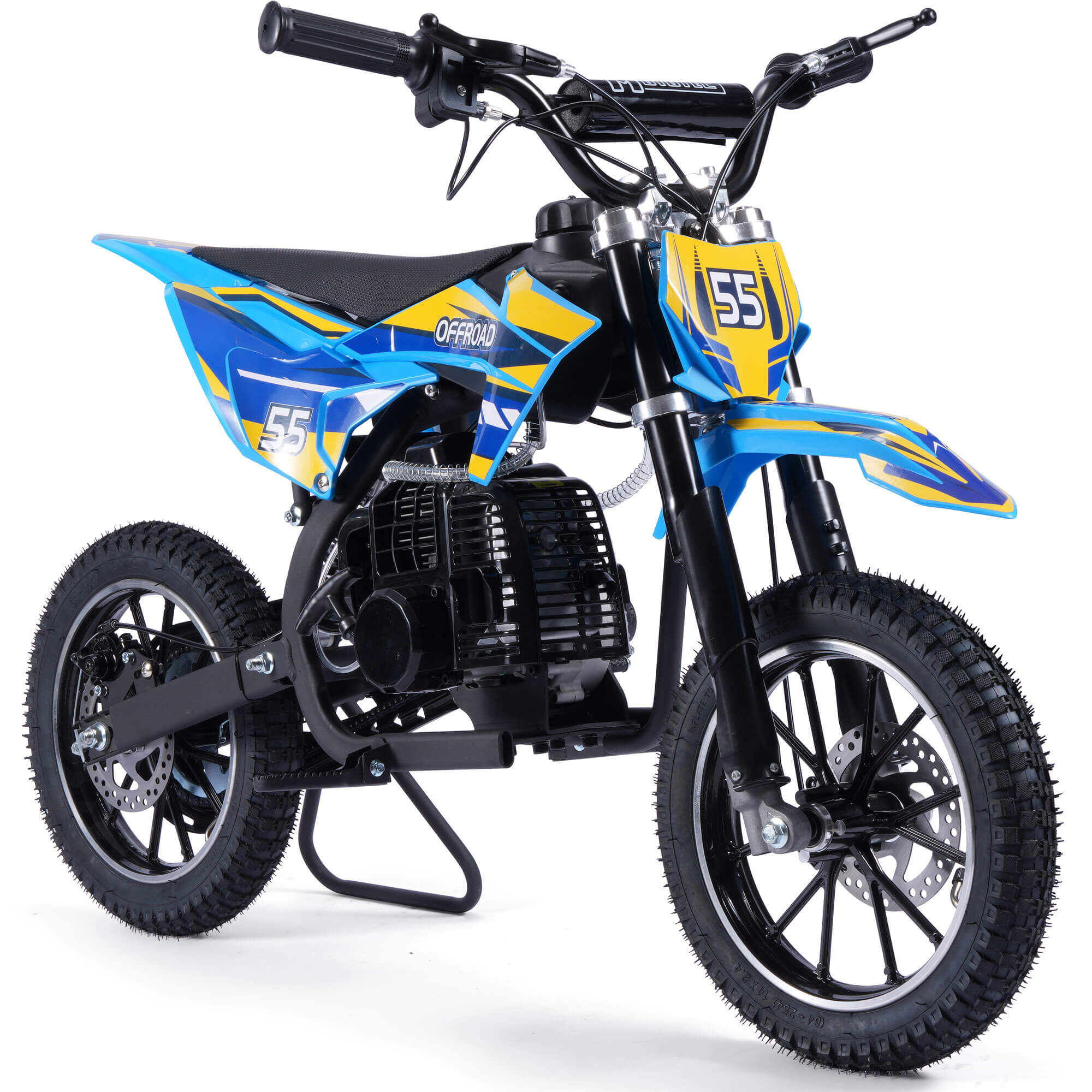 MotoTec PIONEER 49cc 2-Stroke Suspension Kids' Gas Dirt Bike