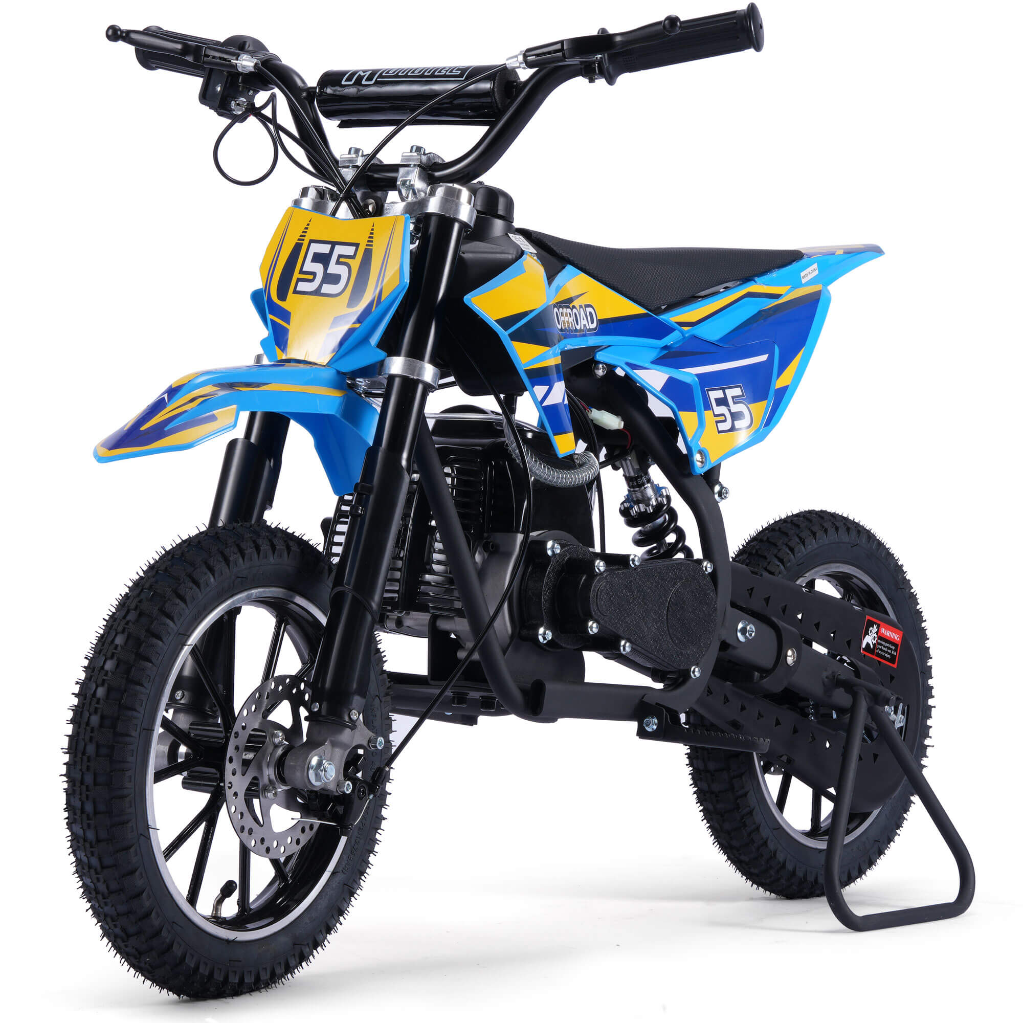 MotoTec PIONEER 49cc 2-Stroke Suspension Kids' Gas Dirt Bike