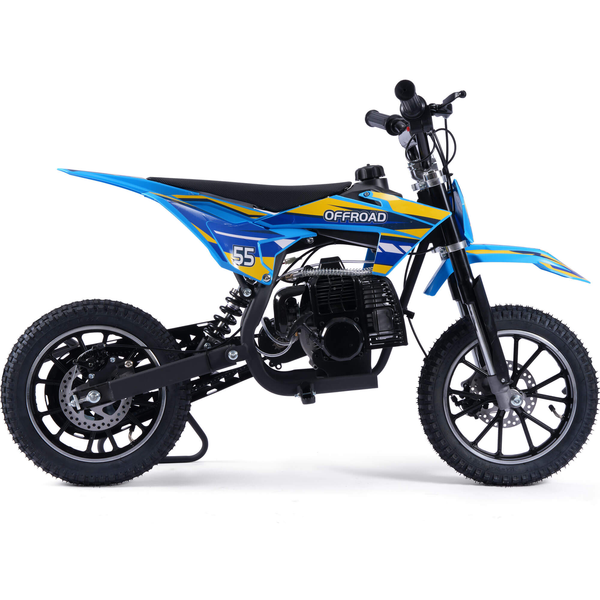 MotoTec PIONEER 49cc 2-Stroke Suspension Kids' Gas Dirt Bike