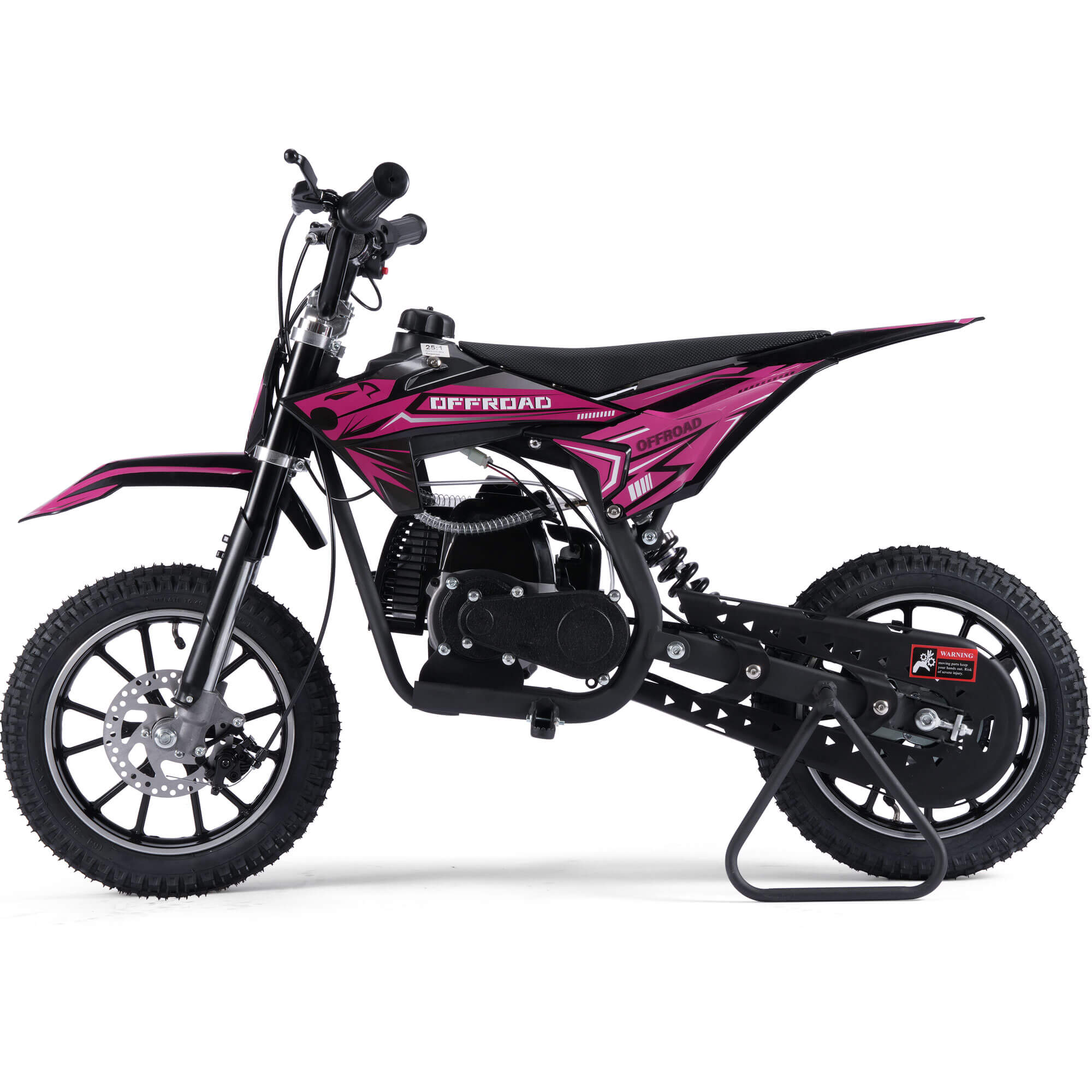 MotoTec PIONEER 49cc 2-Stroke Suspension Kids' Gas Dirt Bike