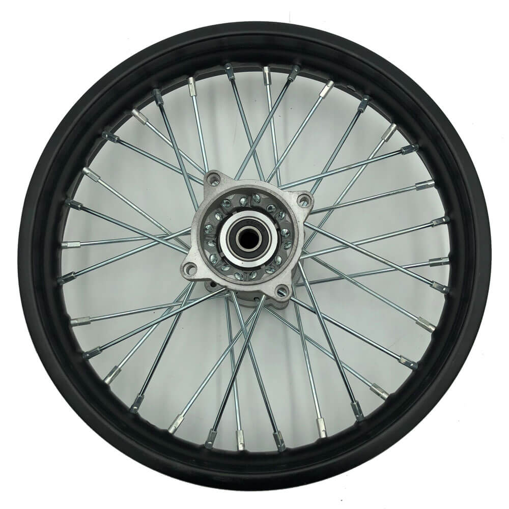 MotoTec Replacement REAR RIM 1.85x14 for X3 Gas Dirt Bike