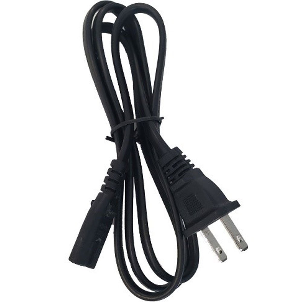 MotoTec Replacement 2 PRONG POWER CORD for Bikes and Scooters