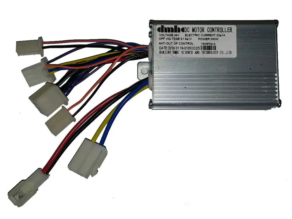 MotoTec Replacement 24V ELECTRONIC CONTROLLER 6 CONNECTOR for Kids Electric Moped