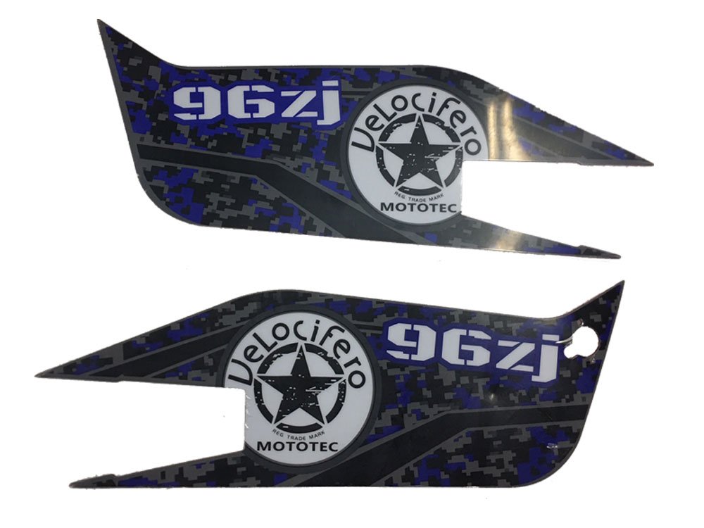 MotoTec Replacement BODY STICKER KIT for the Mad 1600W Electric Scooter