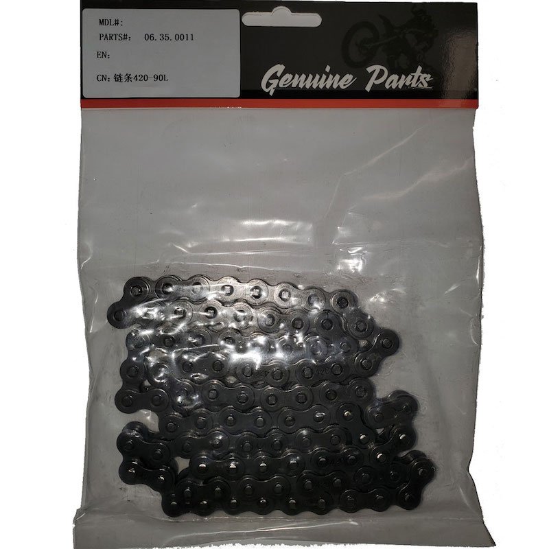 Mt190 Chain MotoTec Replacement CHAIN 420-90L for X1 Gas Dirt Bike — Upzy.com
