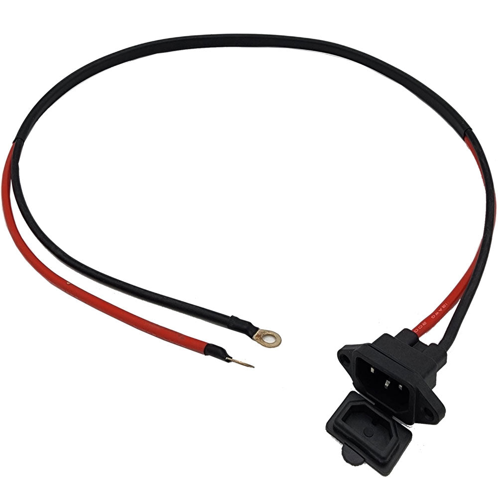 MotoTec Replacement CHARGING PORT PC CONNECTOR - RING TERMINAL for Mud Monster XL 2000W Electric Go-Kart-Upzy.com