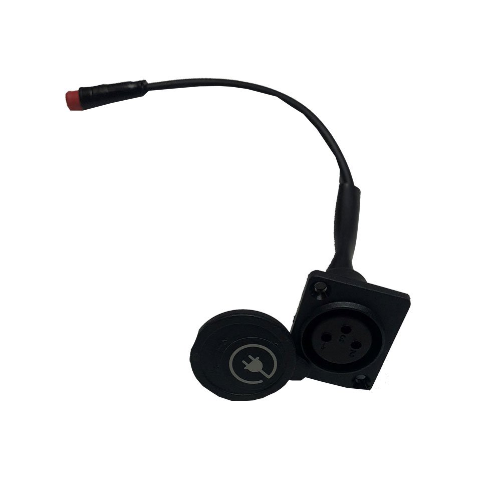 MotoTec Replacement CHARGING PORT XLR for Mad 1600W Electric Scooter