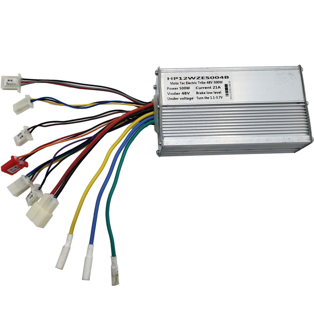 MotoTec Replacement ELECTRONIC CONTROLLER V4 for 500W 48V Electric Trike