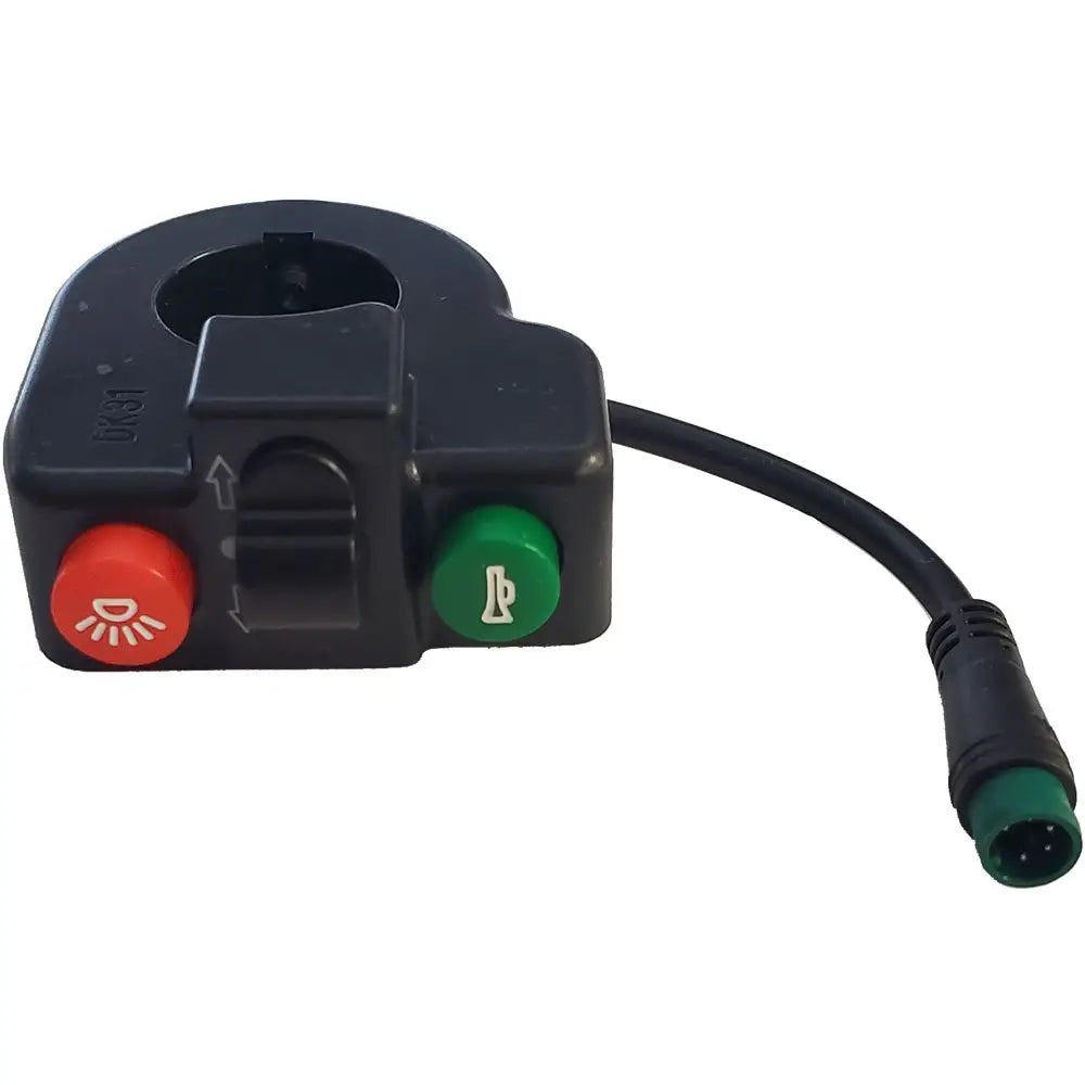 MotoTec Replacement HORN LIGHT SIGNAL BUTTON for Thor 2400W 60V Scooter