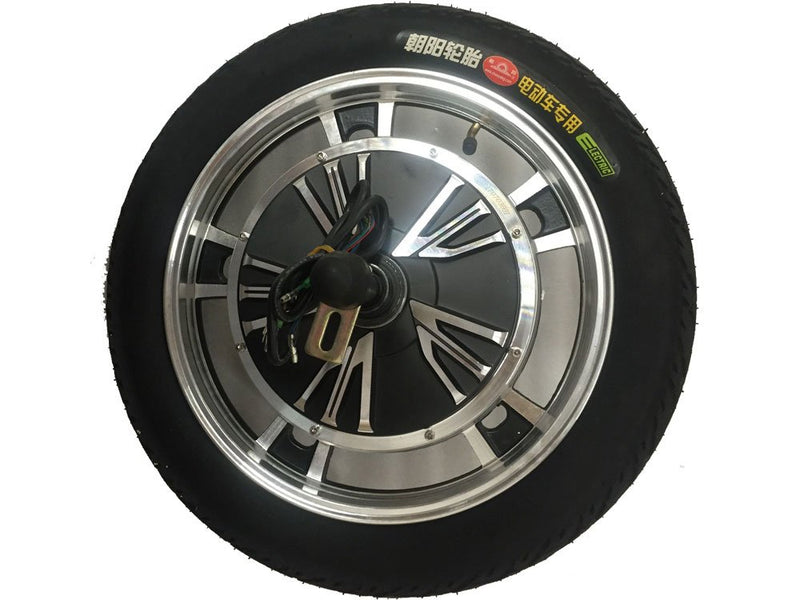 Winged．wheel 800 MotoTec Replacement HUB MOTOR FRONT WHEEL for 800W Electric