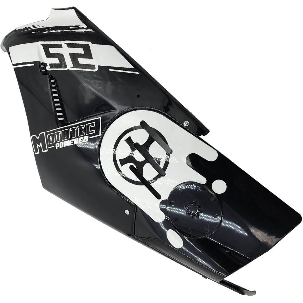 MotoTec Replacement LEFT FAIRING for 1000W 48V Superbike