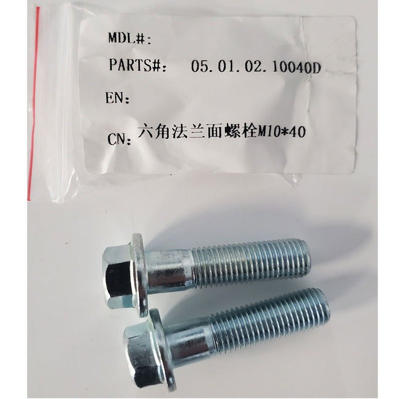 MotoTec Replacement M10x40 BOLT for X1, X2, X3 Gas Dirt Bike 05.01.02.10040D