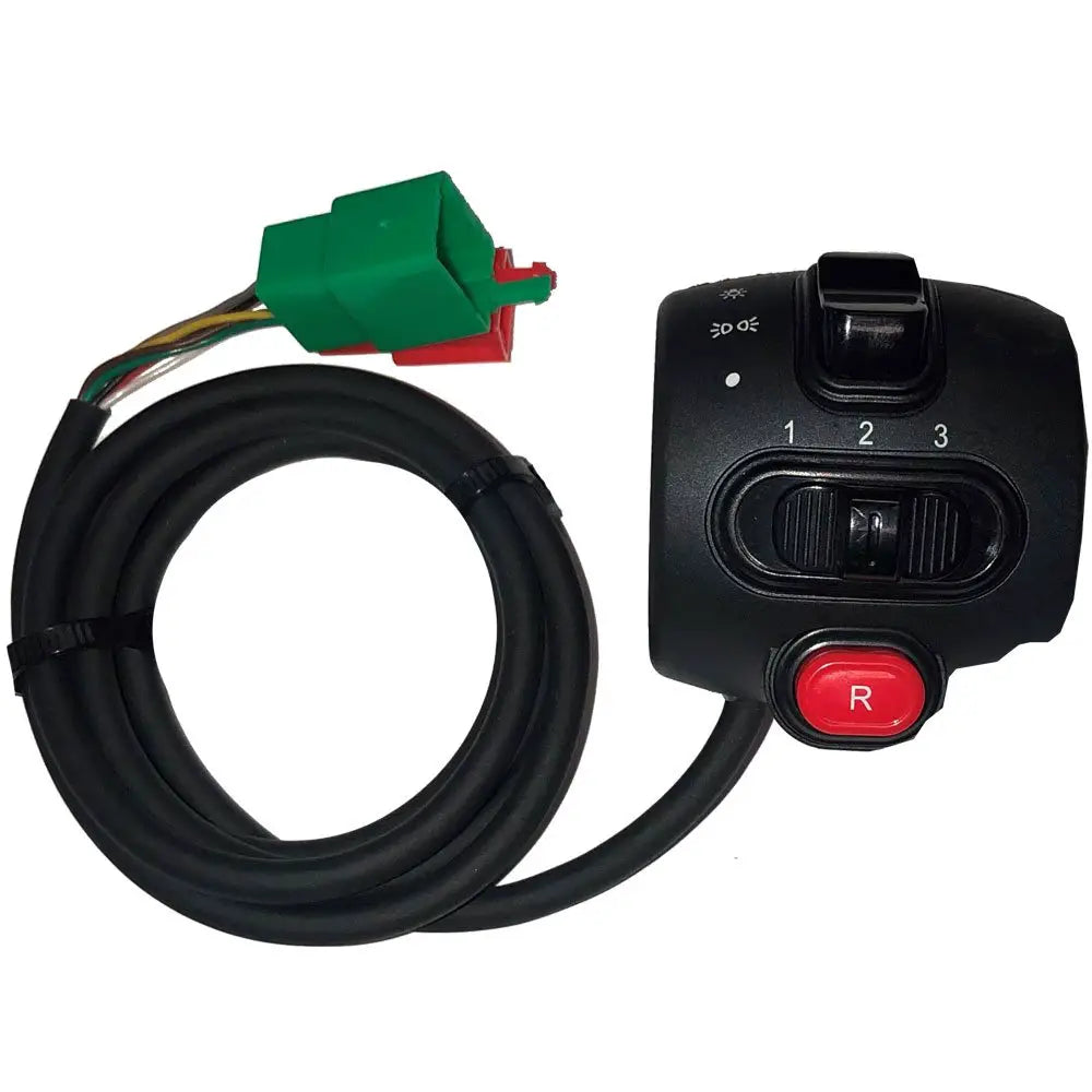 MotoTec Replacement RIGHT HANDLEBAR CONTROL for Lowboy 2500W 60V Electric Scooter