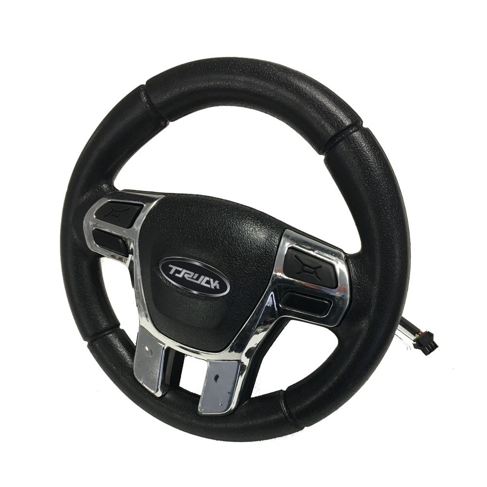 MotoTec Replacement STEERING WHEEL for Monster Truck 4x4 12V Ride-On Toy