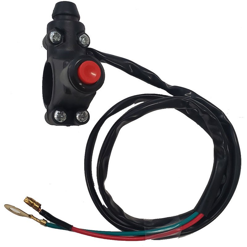 Kill Switch Button MotoTec TETHER KILL SWITCH BUTTON for Bandit Villain Mini Bike Scooters ...