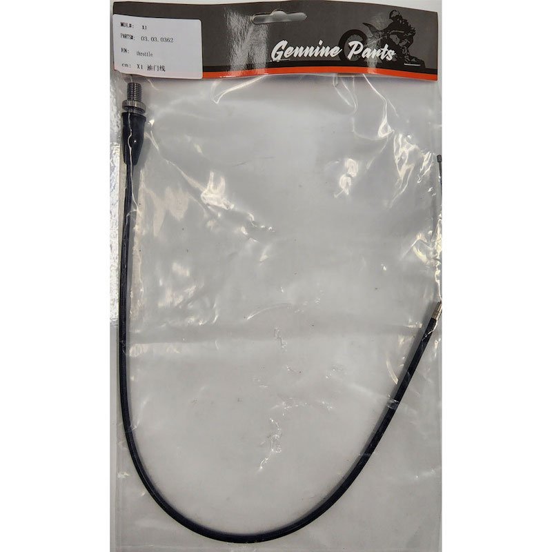 MotoTec Replacement THROTTLE CABLE for X1 Gas Dirt Bike 03.03.0362