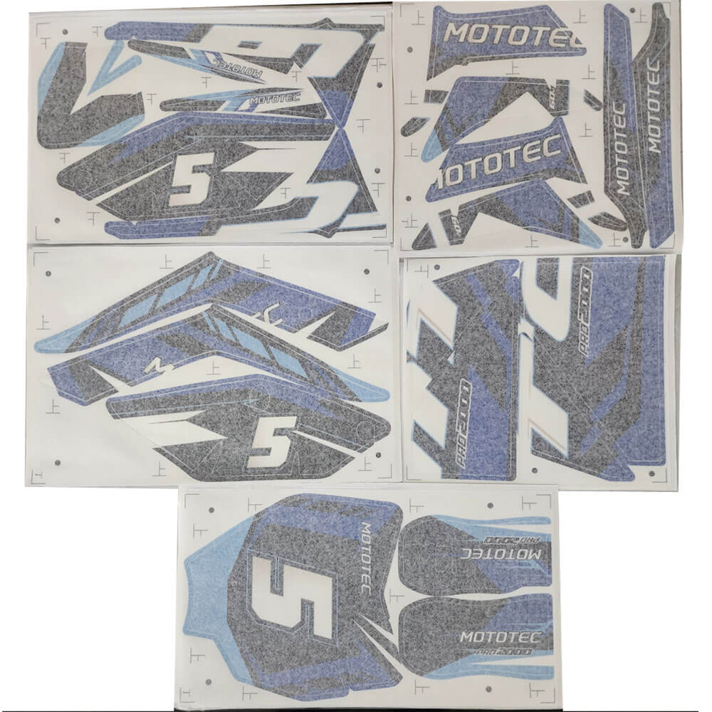 MotoTec STICKER KIT for 60v 2000w Pro Dirt Bike — Upzy.com