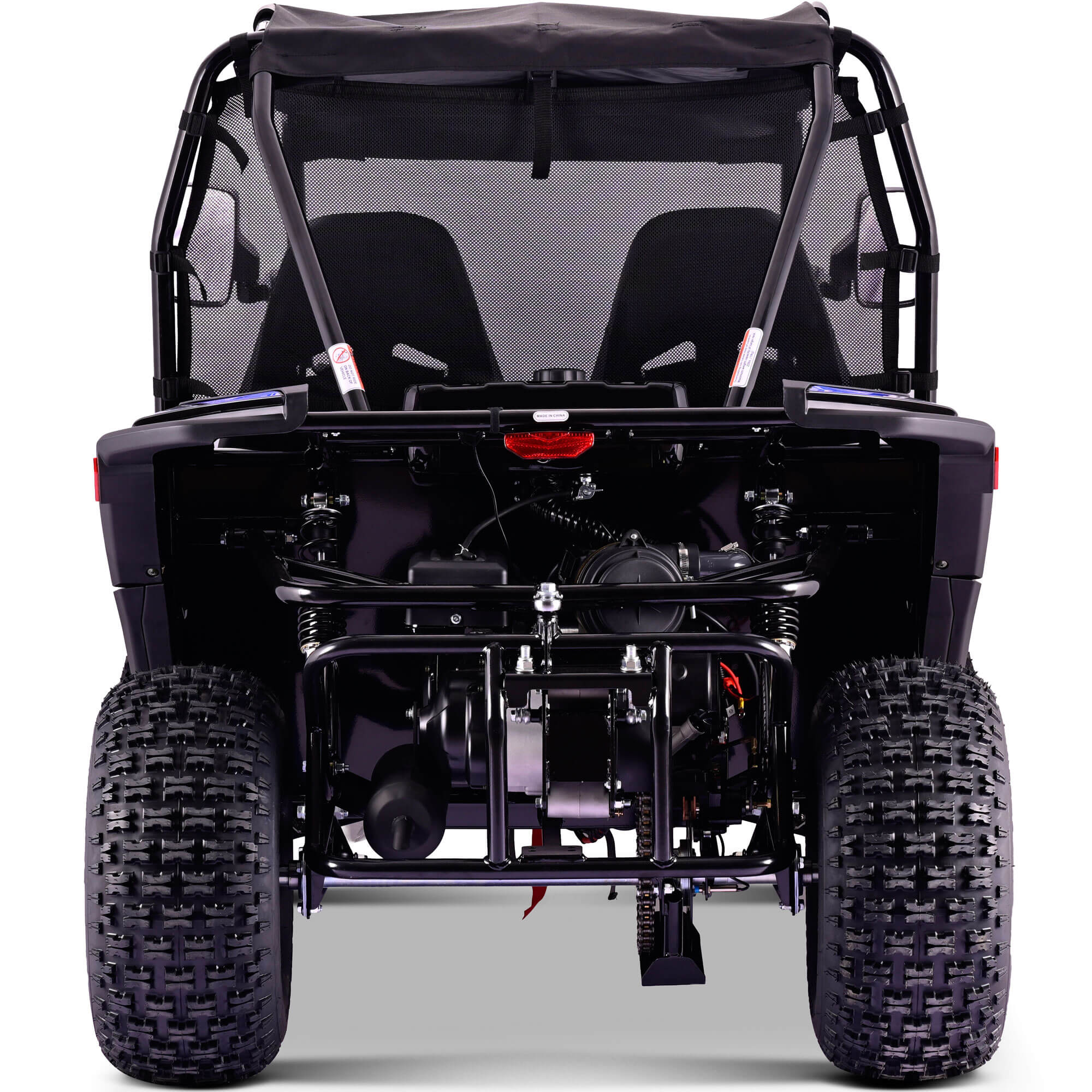 MotoTec TITAN 200cc 4-Stroke Kids' Gas Utility Vehicle UTV, Blue