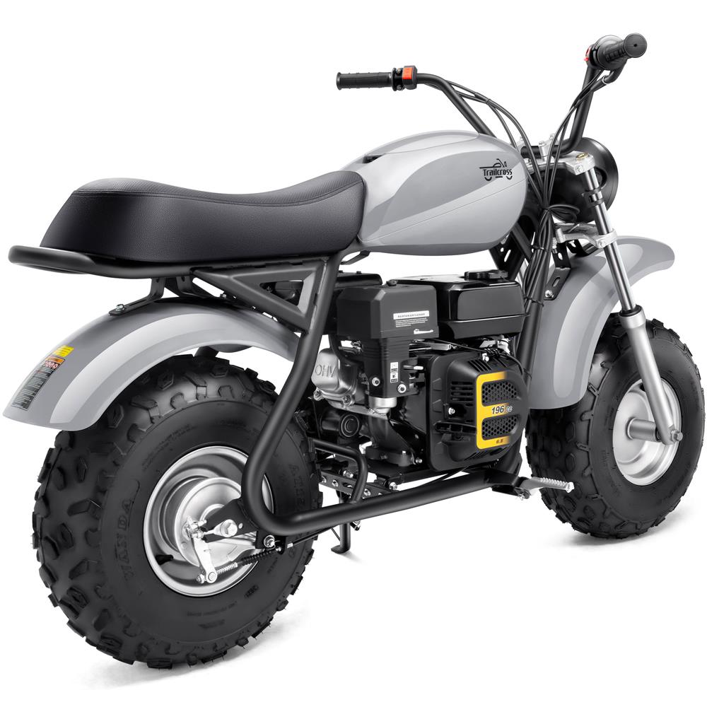 MotoTec Trailcross 200cc 6.5HP CARB Approved Gas Mini Bike Scooter