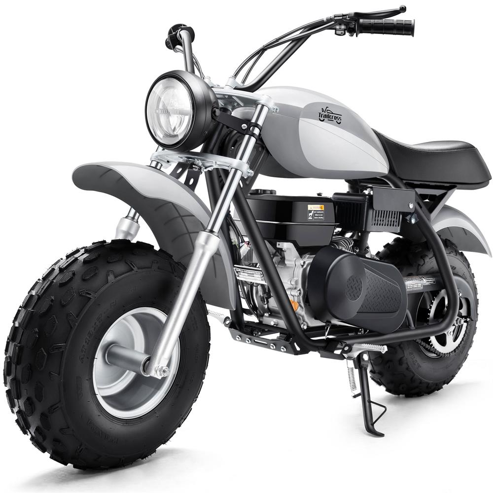 MotoTec Trailcross 200cc 6.5HP CARB Approved Gas Mini Bike Scooter