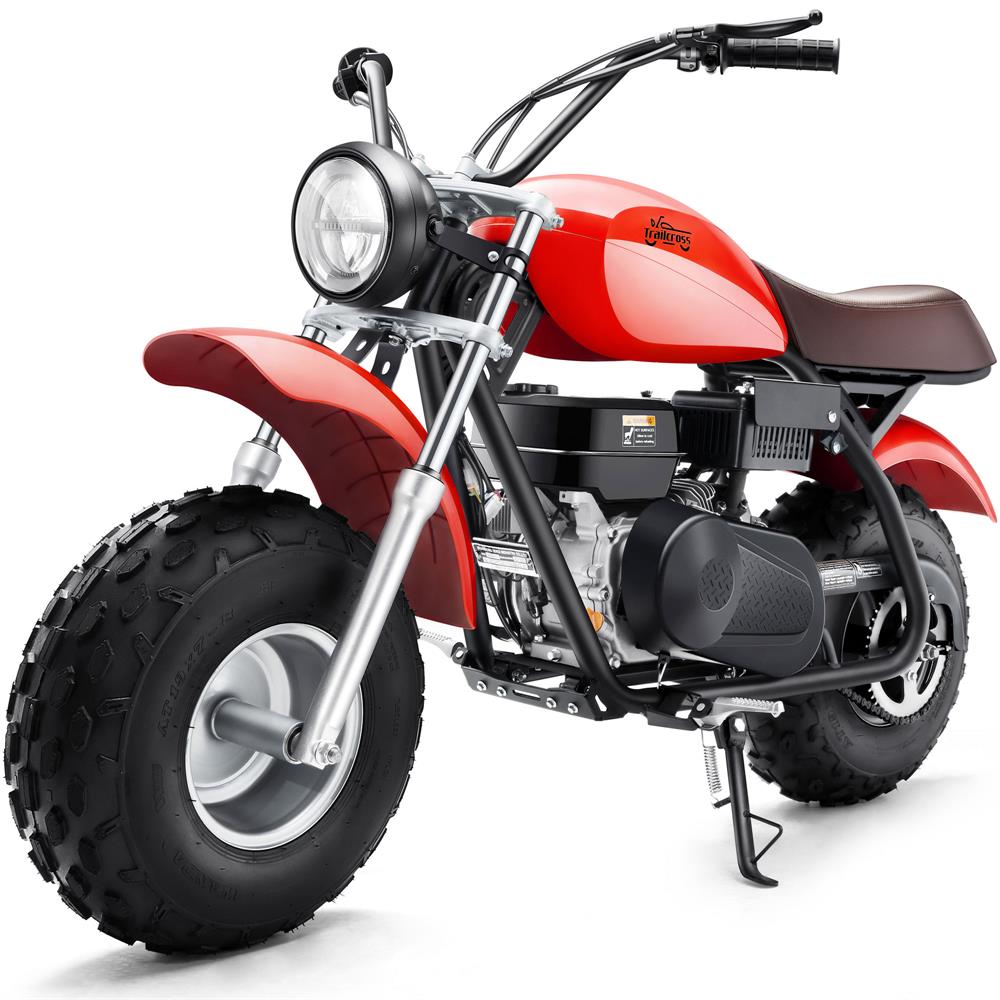 MotoTec Trailcross 200cc 6.5HP CARB Approved Gas Mini Bike Scooter