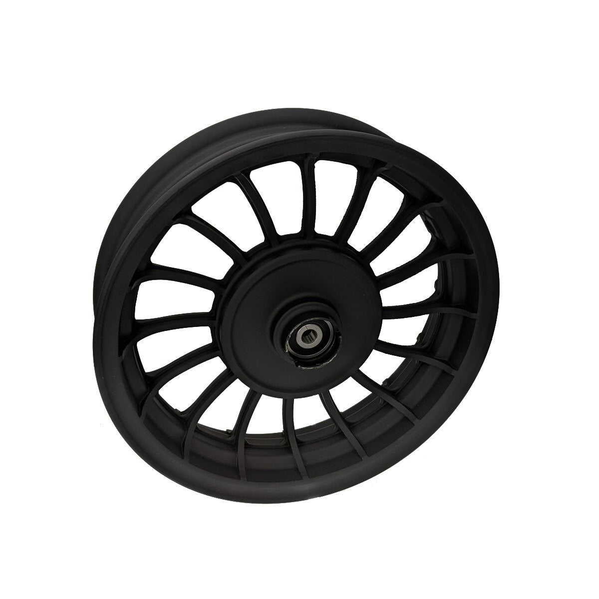 MotoTec Universal Parts 10" FRONT WHEEL For Retro 50cc & 150cc Scooters BLACK, 144-41
