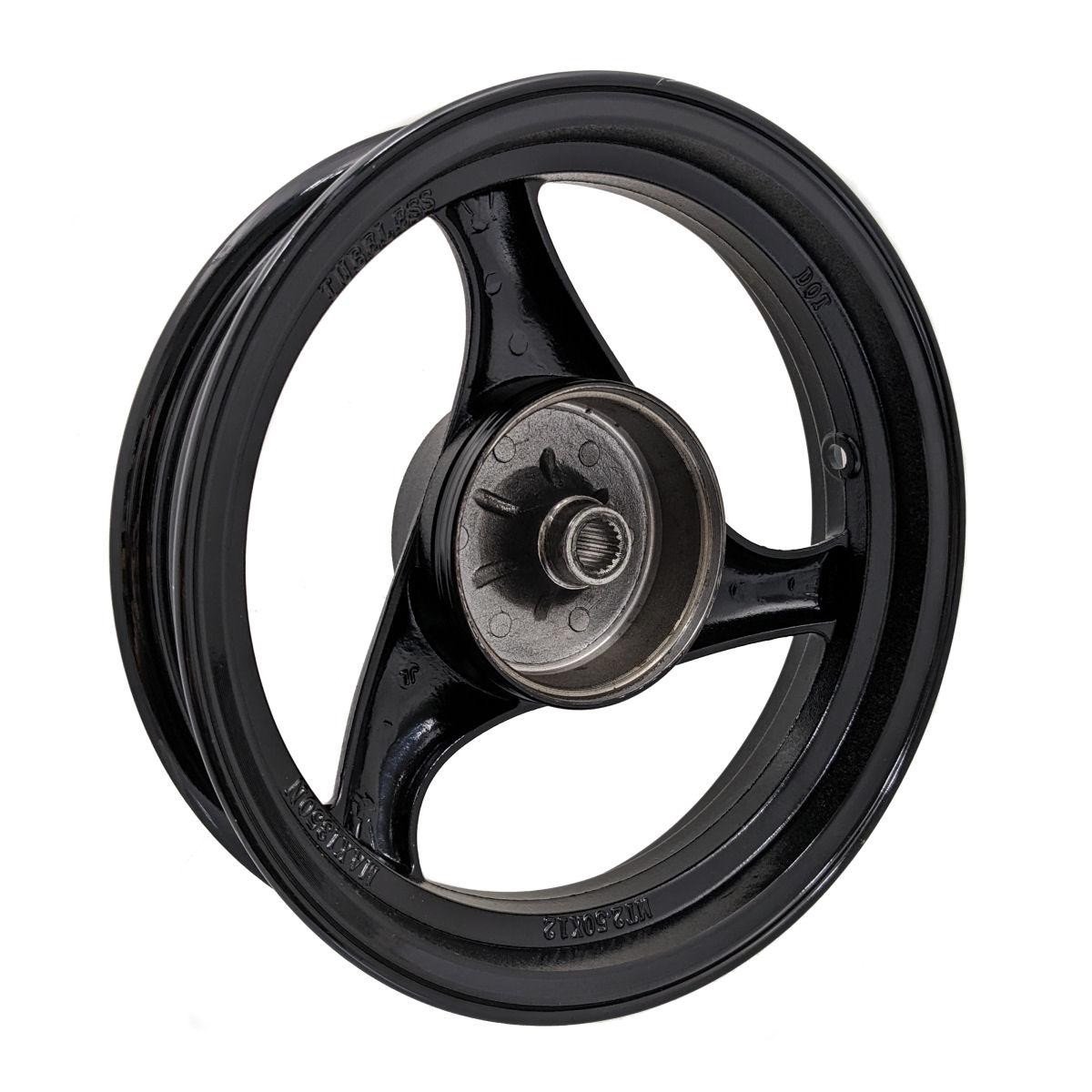 MotoTec Universal Parts 12" REAR WHEEL For 50cc Scooters, 144-45