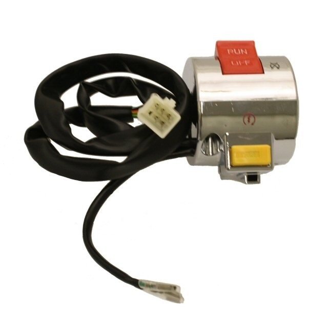 MotoTec Universal Parts RIGHT HANDLE SWITCH For 1" Bar - 5 Pin, 260-51