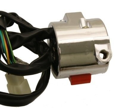 MotoTec Universal Parts RIGHT HANDLE SWITCH For 1" Bar - 5 Pin, 260-51